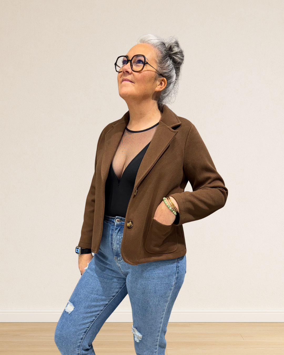 veste chic femme taille unique élégante